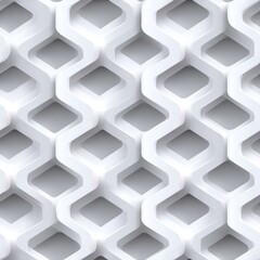 Modern 3D seamless pattern with Hexagonal Shapes and Shadows for Background or Wallpaper