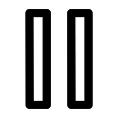 Vector stop icon in line and minimalist style. Designed for user interfaces, music applications. This SVG icon is fully scalable. A perfect addition to modern digital audio environments.