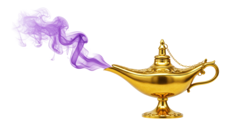 Isolated Magic Lamp