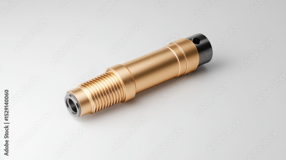 Poster metallic injector nozzle for precision engineering applications