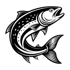 vector illustration of a fish