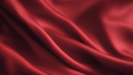 Obraz premium Red Silk Fabric Drape Texture