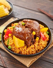 Colorful Fruit Juice Variations on a Table