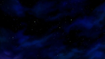 Fototapeta premium Dark deep space with stars