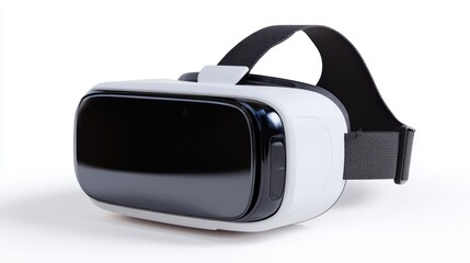 Virtual reality headset isolated on white background