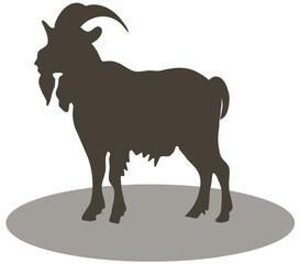 Animal qurban silhouette 14