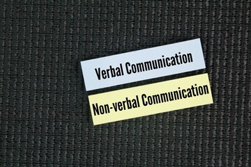 Two fundamental types of communication skills are verbal communication and nonverbal communication....