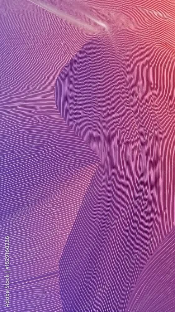 Poster abstract vertical pattern texture with pink and purple gradient. smooth fluid lines surface. delicat