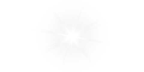 Vector transparent sunlight with sun glare. Overlay, Sun rays and glare, Sun, sunrays, light transitions, lens flare, light leaks and glare in PNG format. PNG sunlight flare. Golden flash and glare.
