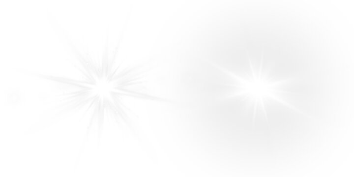 Vector transparent sunlight with sun glare. Overlay, Sun rays and glare, Sun, sunrays, light transitions, lens flare, light leaks and glare in PNG format. PNG sunlight flare. Golden flash and glare.