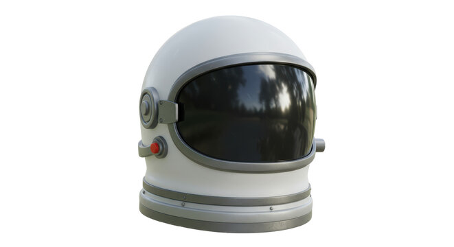 Isolated Astronaut Helmet