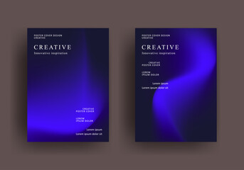 abstract gradient background template vector. trendy Minimalist style posters with dark concept. Modern wallpaper design for social media, brochure, flyer, banner