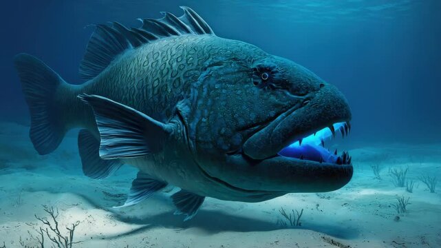 Goliath Grouper in Shallow Water