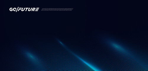 Abstract vector background with angled blue laser lines creating depth and motion on a dark futuristic canvas. Ideal for sci-fi visuals, high-tech presentations, and digital design environments.