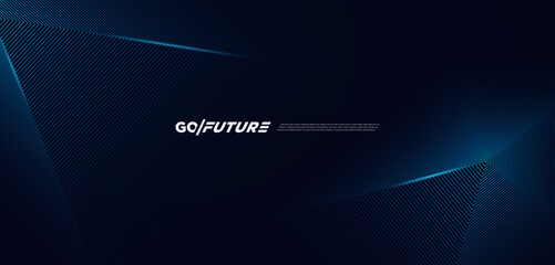 Abstract futuristic vector with intersecting blue laser beams and linear grid on a dark background. Ideal for cyber visuals, digital branding, sci-fi presentations, and high-tech UI elements.