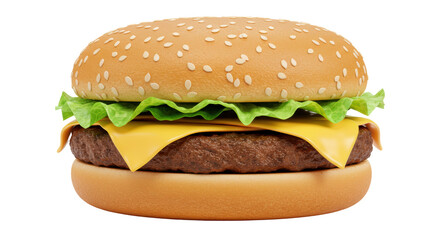 Isolated Burger