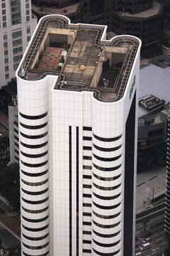 KUALA LUMPUR, MALAYSIA - MARCH 16, 2024: UBN Tower also known as Menara UBN in Kuala Lumpur city. It has offices of Opito, Wilmar Group, Inabata Malaysia, Rubberflex and Embassy of Uruguay.