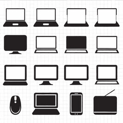 computer icons set