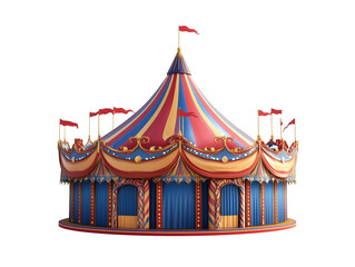 circus dome on a transparent background, png 