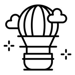 Hot Air Balloon Icon