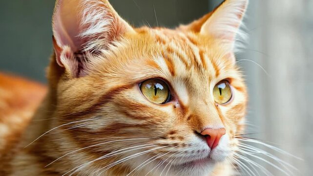 Curious Yellow Cat