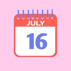vector calendar icon
Standing Desk Calendar July 2025. Business monthly calendar with metal spiral-bound, the week starts on Sunday. Monthly Pages with green title, isolated on a white background, 3d 