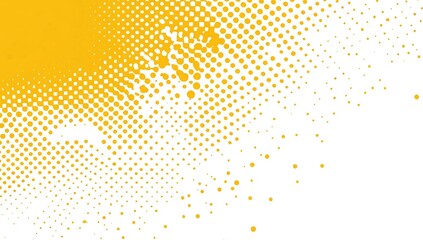 Abstract Yellow Dot Pattern Background