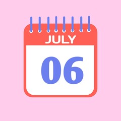 vector calendar icon
Standing Desk Calendar July 2025. Business monthly calendar with metal spiral-bound, the week starts on Sunday. Monthly Pages with green title, isolated on a white background, 3d 