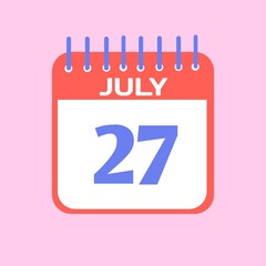 new year calendar
Standing Desk Calendar July 2025. Business monthly calendar with metal spiral-bound, the week starts on Sunday. Monthly Pages with green title, isolated on a white background, 3d 