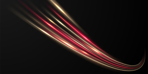 beautiful light speed line background on black background abstract design vector illustration