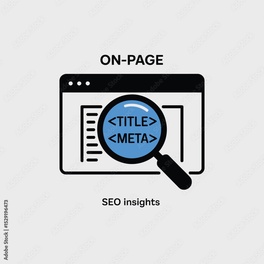 Aufkleber on page seo optimization insights website title and meta tags analysis
