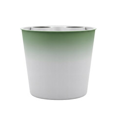 Gradient white and green plastic cup holder