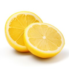 Lemon sliced fruit produce orange.