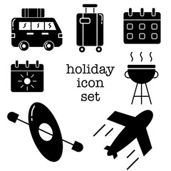 holiday icon set