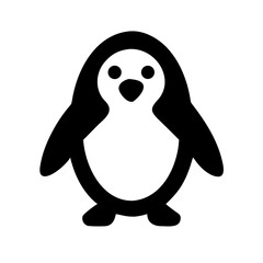 Obraz premium Penguin Vector Art – Cute Arctic Bird Illustration