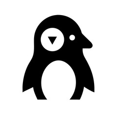 Obraz premium Penguin Vector Art – Cute Arctic Bird Illustration