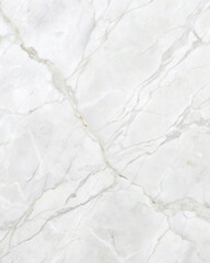 Fototapeta premium White Marble Texture with Elegant Gray Veins and Polished Stone Surface
