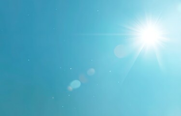 Bright Sunny Blue Sky Background