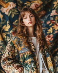 DIY workshop upcycling Renaissance tapestries into ecofriendly jackets