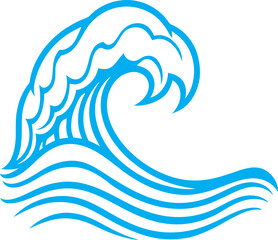 vector illustration of an abstract sea background