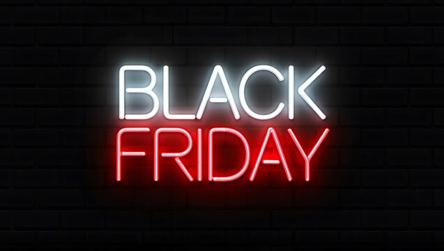 Black Friday Neon Sign Deals, Sales, Discounts, Shopping Spree, and Huge Savings