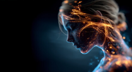 Universe of human senses and emotions and super natural powers. Telepathy,fspiritual force and mind powers through brain and neural sensory systems.