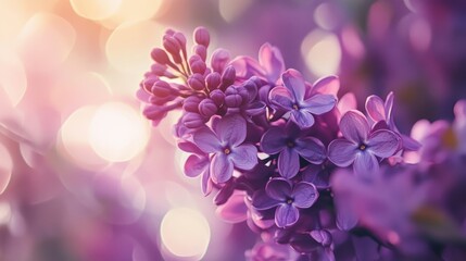 Soft bokeh purple lilac gradient background with blurred light circles and pastel violet tones, ideal for elegant digital wallpaper, romantic design templates, and minimalist abstract backdrops