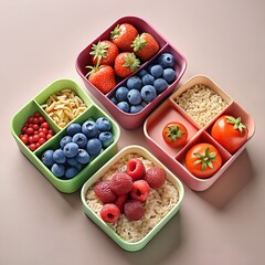 Healthy 3D Fruit Salad Icon