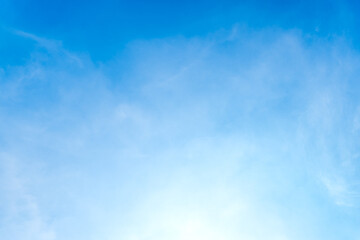 blue sky with clouds