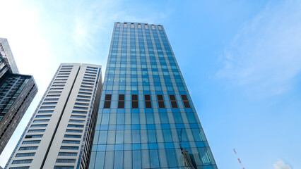 modern office buildings