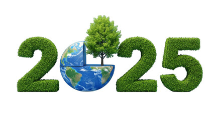 Earths New Year A green 2025
