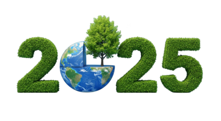 Earths New Year A green 2025