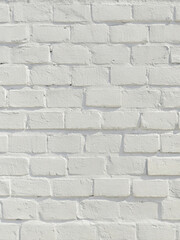 Fototapeta premium White Brick Wall Texture with Clean Surface and Subtle Mortar Lines