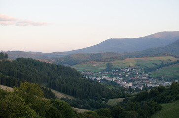 Fototapeta premium Mountains Carpathians. Ukraine. Beauty of nature
